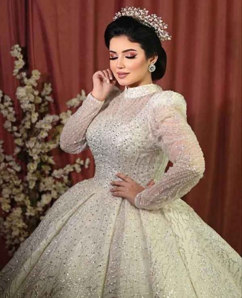  عکس لباس عروس عربی