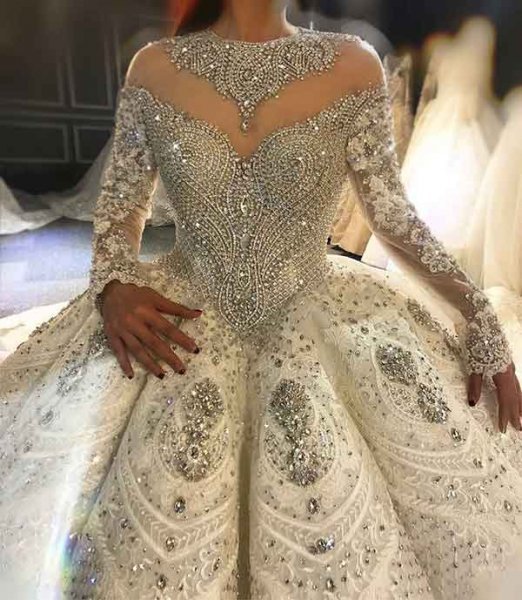  عکس لباس عروس عربی