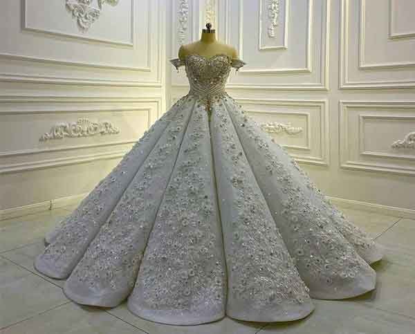  عکس لباس عروس عربی