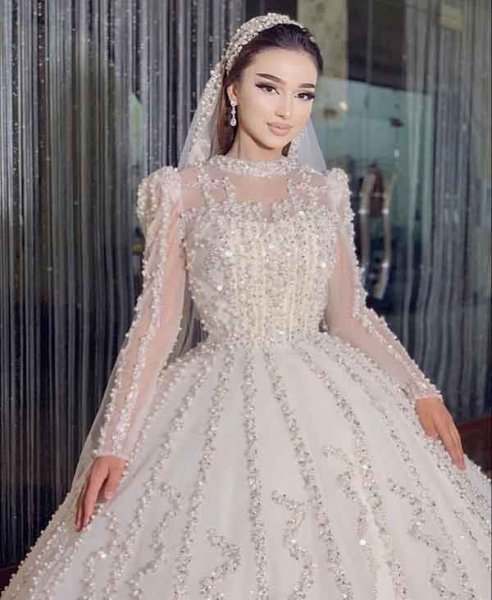  عکس لباس عروس عربی