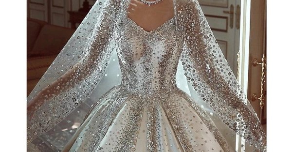  عکس لباس عروس عربی شاین