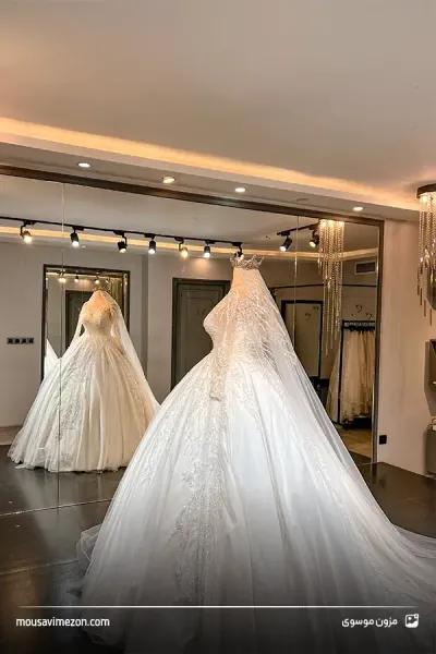  عکس لباس عروس عربی شاین