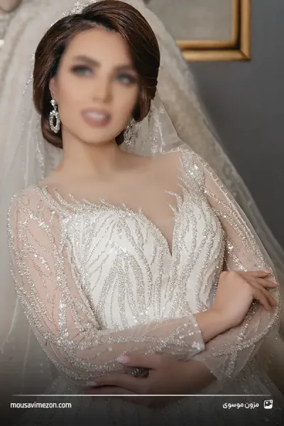  عکس لباس عروس عربی شاین