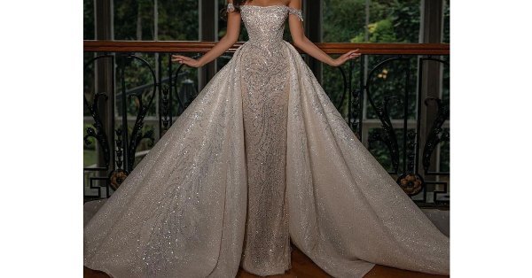  عکس لباس عروس عربی شاین