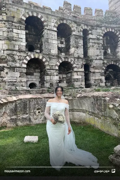  عکس لباس عروس عربی شاین