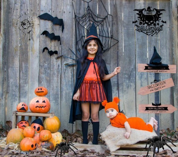 عکس تم تولد هالووین