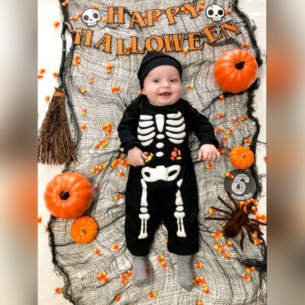  ایده عکس هالووین نوزاد جدید