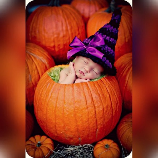  ایده عکس هالووین نوزاد جدید