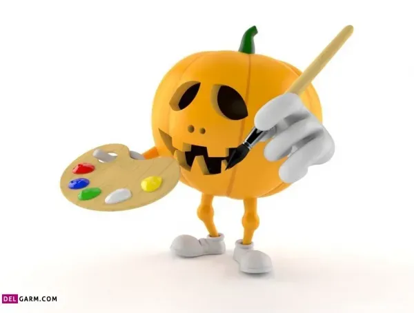  عکس نقاشی هالووین جدید