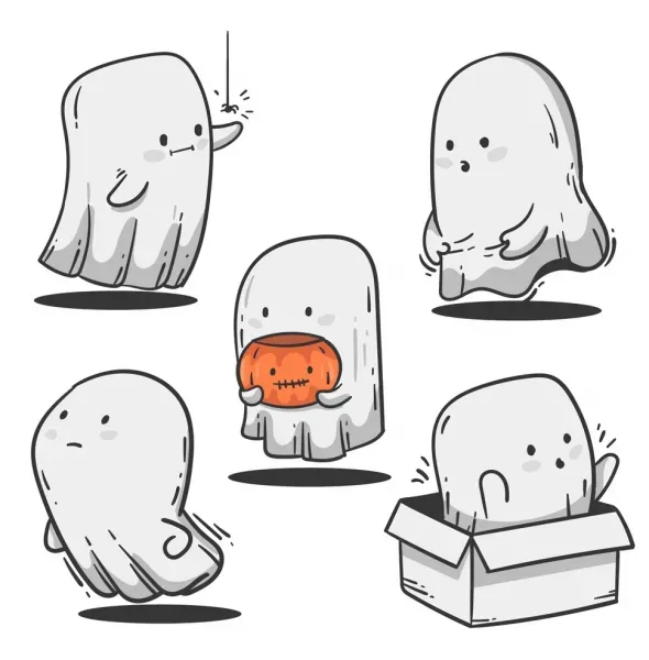  عکس نقاشی هالووین جدید