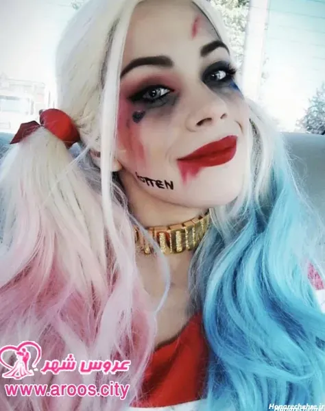  نقاشی صورت هالووین دخترانه