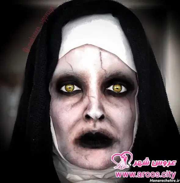  نقاشی صورت هالووین دخترانه