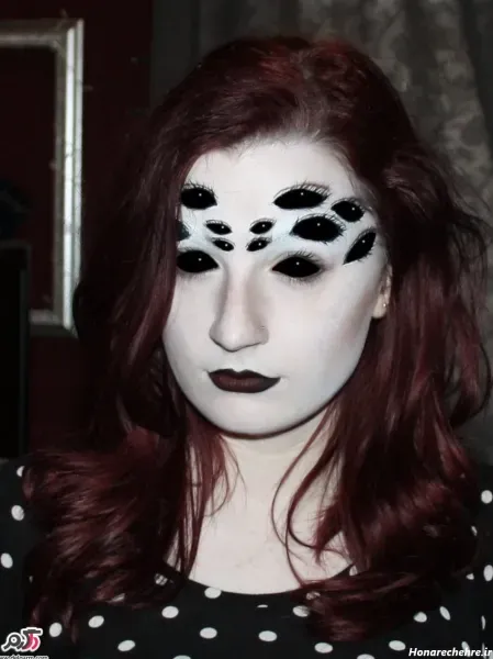  نقاشی صورت هالووین دخترانه