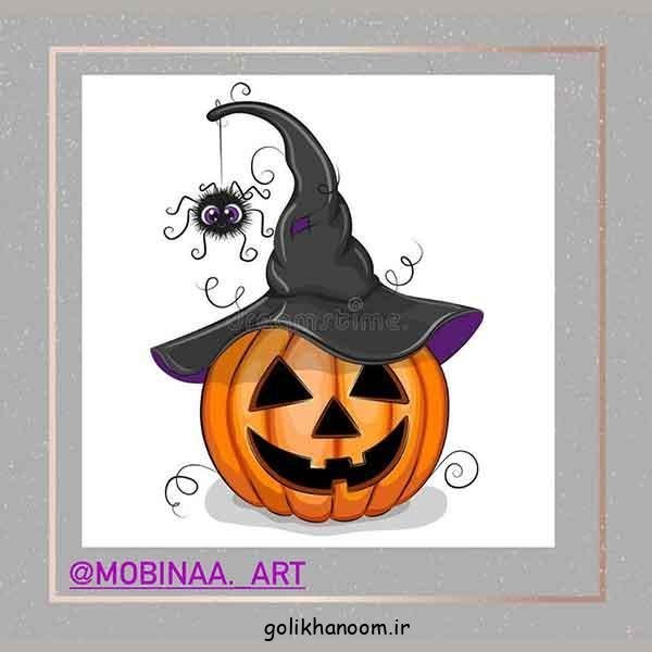  نقاشی هالووین فانتزی