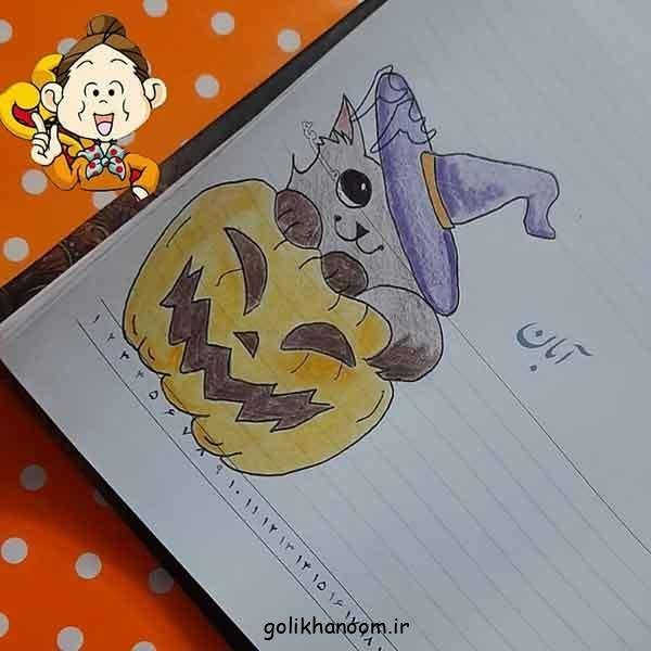  نقاشی هالووین فانتزی