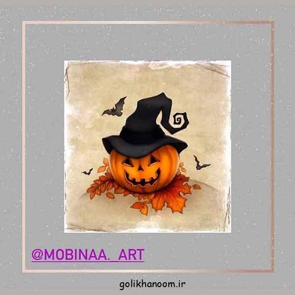  نقاشی هالووین فانتزی