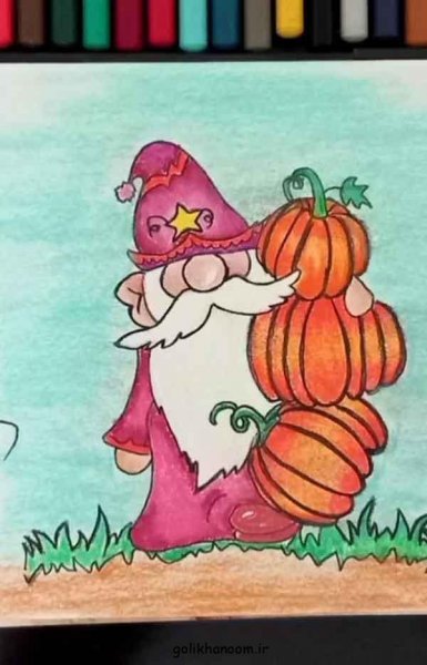  نقاشی هالووین فانتزی