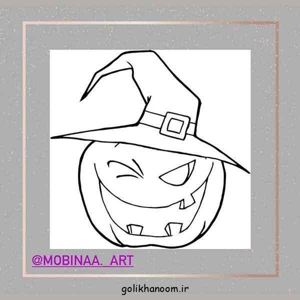  نقاشی هالووین فانتزی