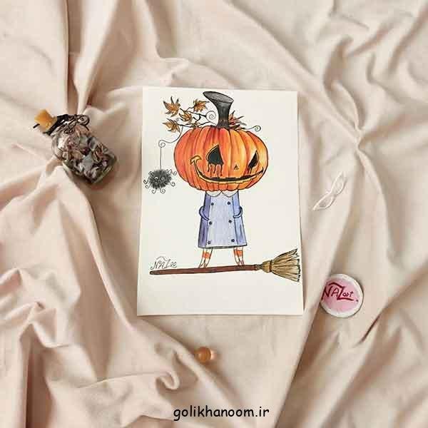  نقاشی هالووین فانتزی