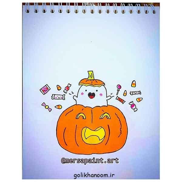  نقاشی هالووین فانتزی