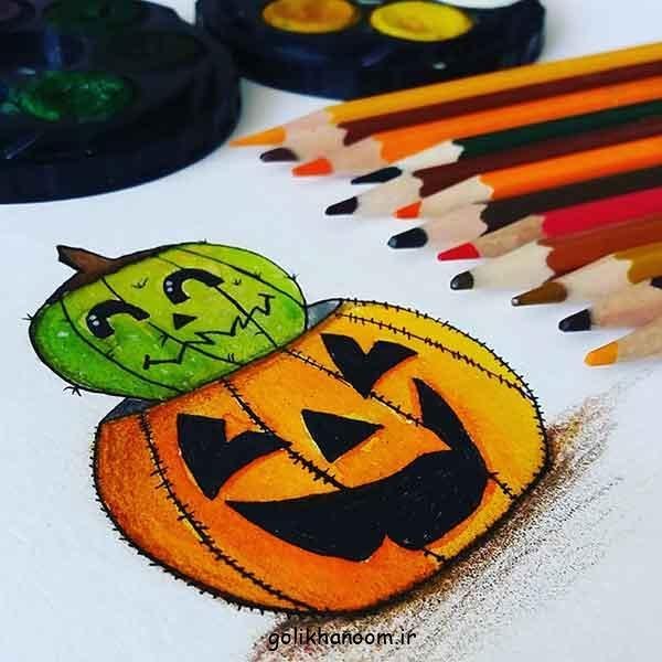  نقاشی هالووین فانتزی