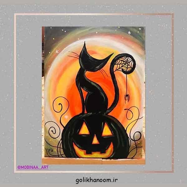  نقاشی هالووین فانتزی