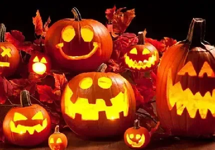  نقاشی هالووین کدو