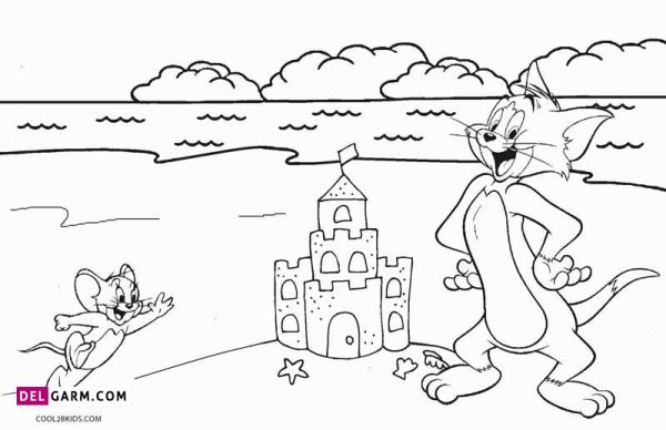  دانلود عکس تام و جری نقاشی