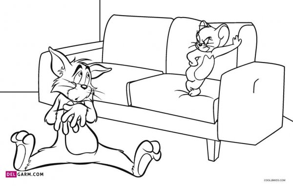  دانلود عکس تام و جری نقاشی