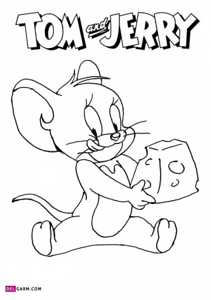  دانلود عکس تام و جری نقاشی