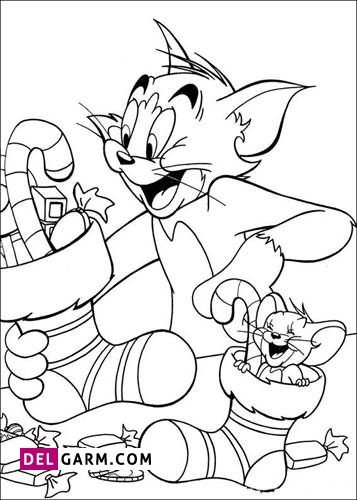  دانلود عکس تام و جری نقاشی