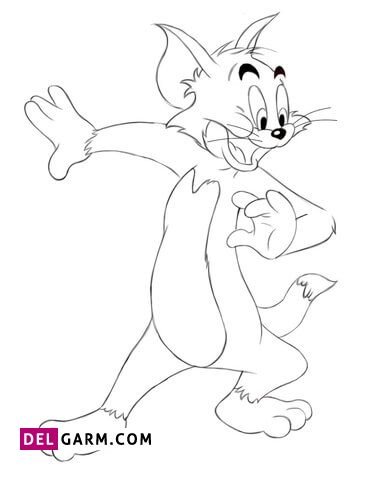  دانلود عکس تام و جری نقاشی