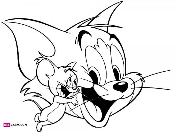  دانلود عکس تام و جری نقاشی