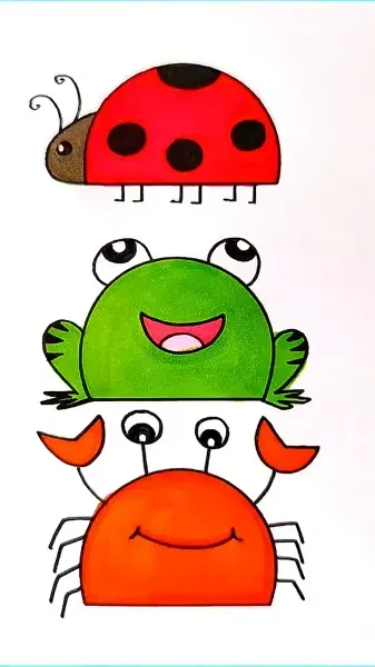  عکس نقاشی کودکانه