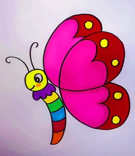  عکس نقاشی کودکانه