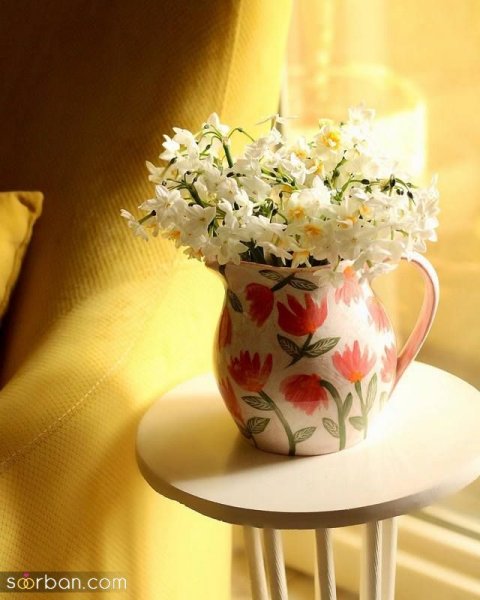 عکس دسته گل نرگس برای پروفایل