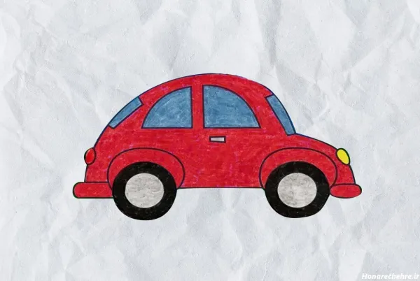  عکس نقاشی ماشین مک کویین کودکانه