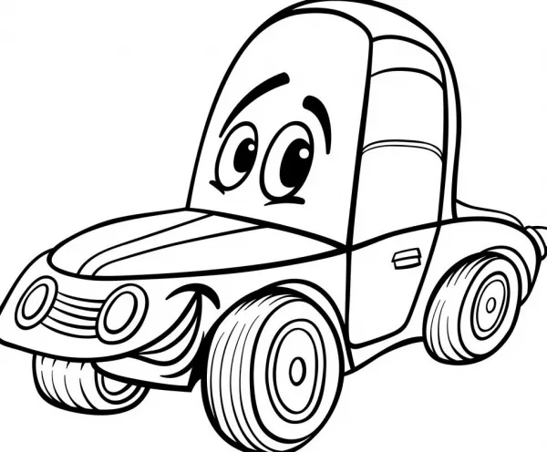  عکس نقاشی ماشین مک کویین کودکانه