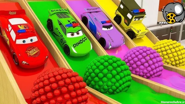  عکس نقاشی ماشین مک کویین کودکانه