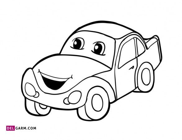  عکس نقاشی ماشین مک کویین کودکانه