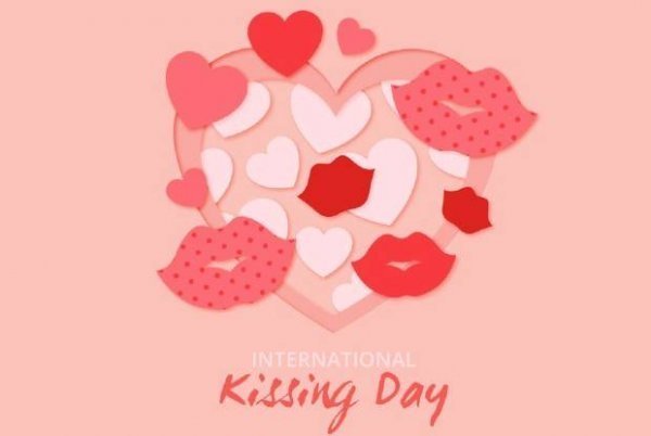  عکس نوشته روز جهانی بوسه مبارک