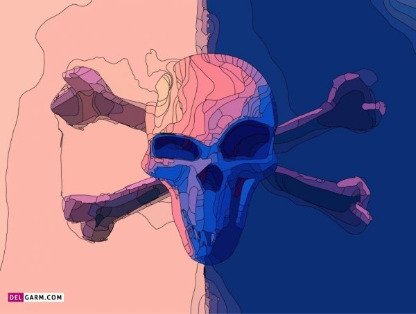  عکس اسکلت ترسناک برای پروفایل