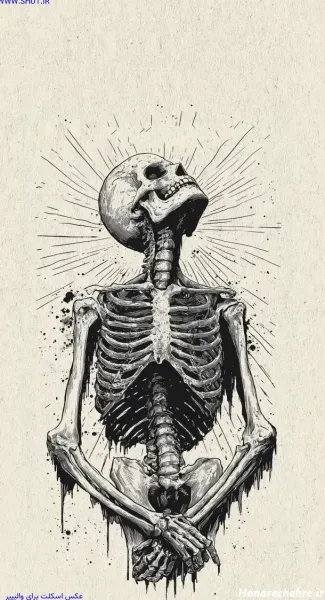 عکس اسکلت برای صفحه گوشی