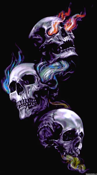  عکس اسکلت برای صفحه گوشی