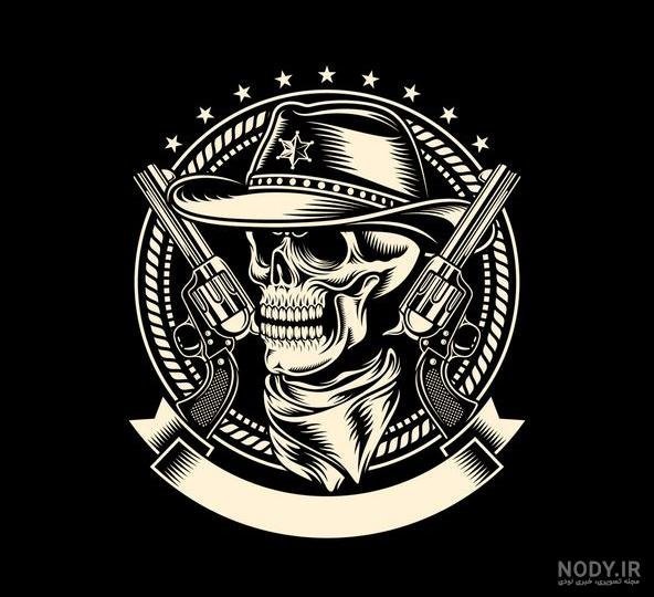  عکس اسکلت با تفنگ