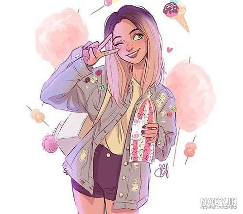  عکس پروفایل دخترونه شاد جدید
