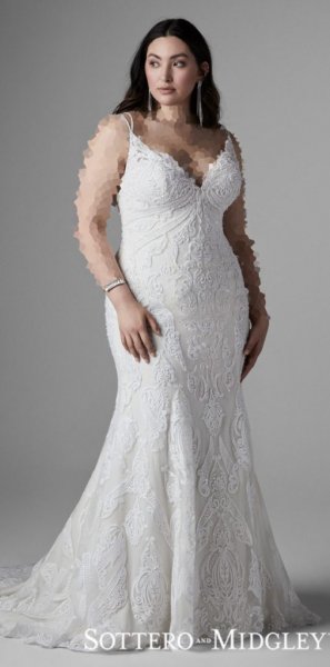  عکس لباس عروس برای افراد چاق