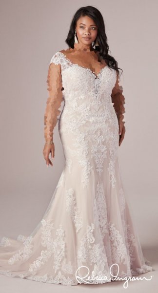  عکس لباس عروس برای افراد چاق