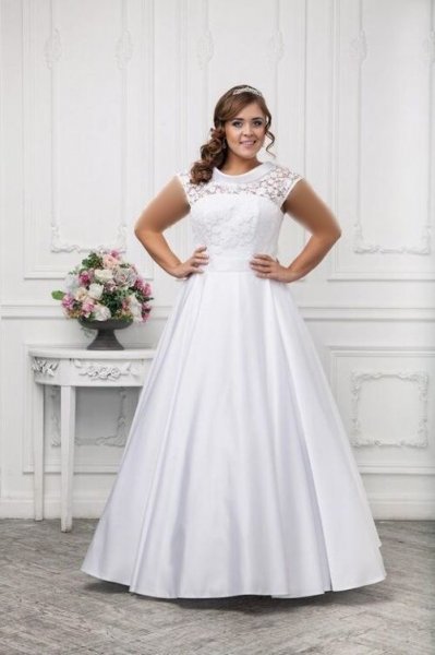  عکس لباس عروس برای افراد چاق شیک و لاکچری