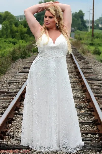  عکس لباس عروس برای افراد شکم دار